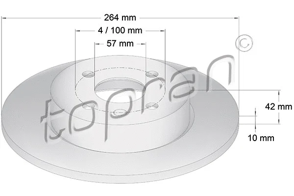 Brake Disc (206 860)