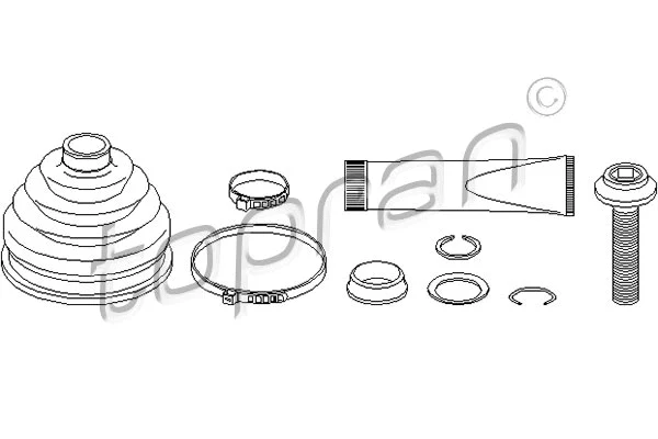 Bellow Kit, drive shaft (113 349)