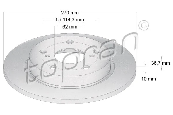 Brake Disc (600 592)