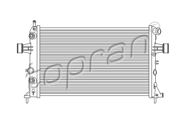 Radiator, engine cooling (206 972)