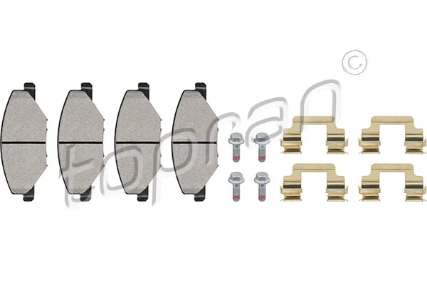 Brake Pad Set, disc brake (114 991)