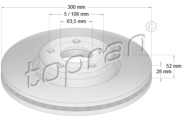 Brake Disc (304 437)