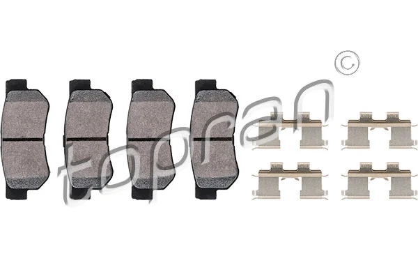 Brake Pad Set, disc brake (820 403)