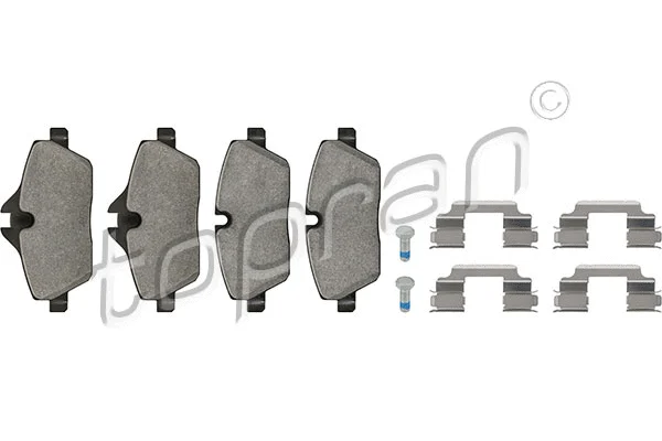 Brake Pad Set, disc brake (501 142)