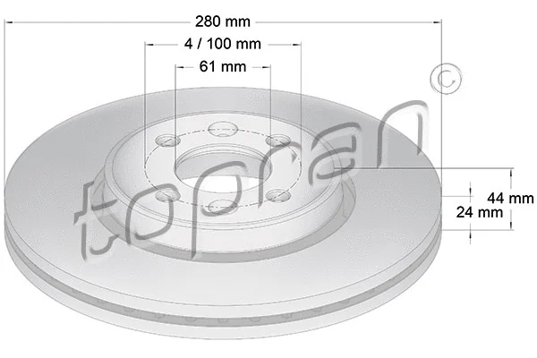Brake Disc (700 184)