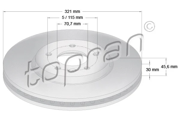 Brake Disc (208 688)