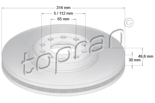 Brake Disc (116 286)