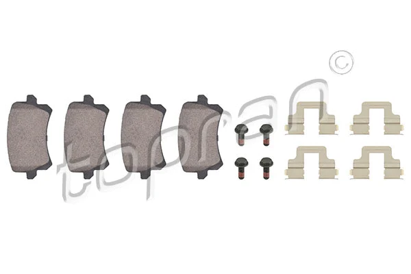 Brake Pad Set, disc brake (112 168)