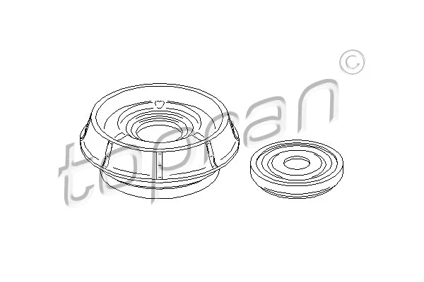 Repair Kit, suspension strut support mount (700 350)