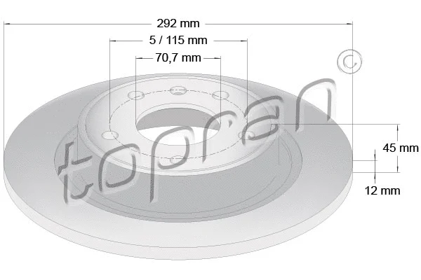 Brake Disc (208 310)