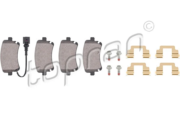 Brake Pad Set, disc brake (112 169)