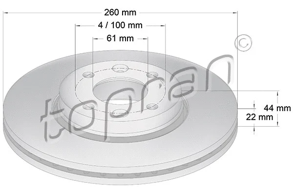 Brake Disc (700 474)