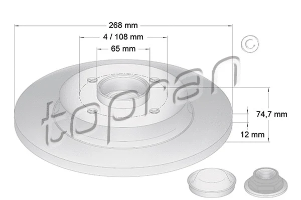 Brake Disc (722 600)