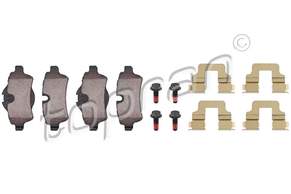 Brake Pad Set, disc brake (501 718)