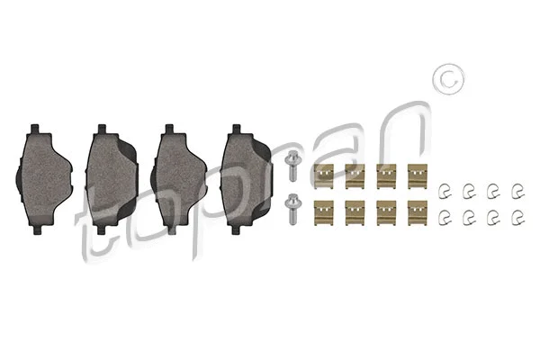 Brake Pad Set, disc brake (723 631)
