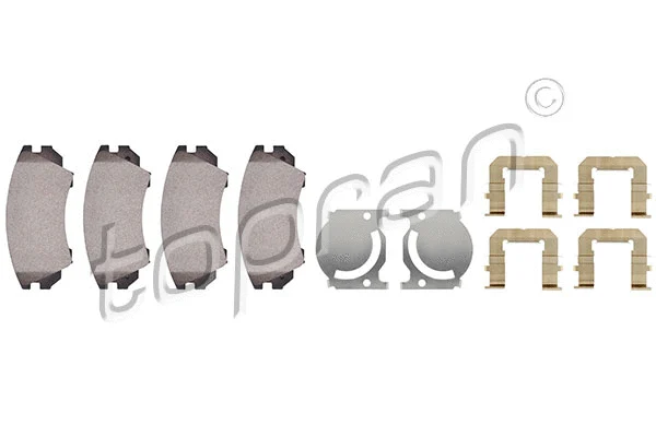 Brake Pad Set, disc brake (207 650)