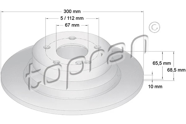 Brake Disc (401 054)