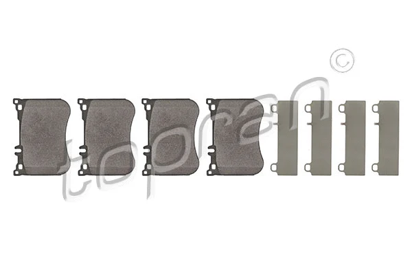 Brake Pad Set, disc brake (409 689)