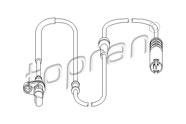 Sensor, wheel speed (501 537)