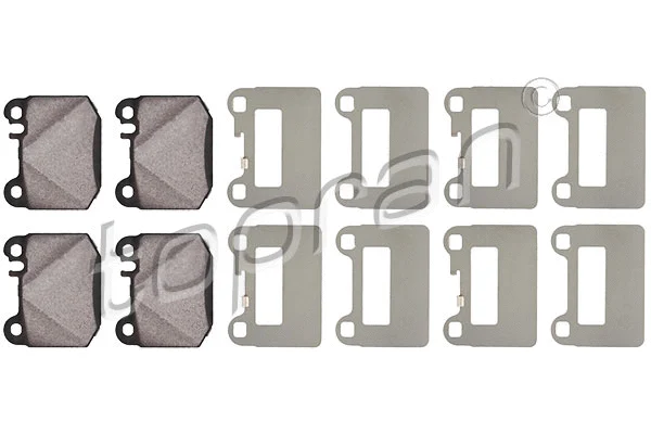 Brake Pad Set, disc brake (401 436)
