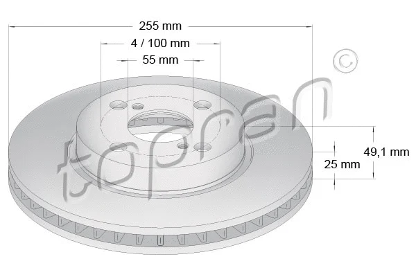 Brake Disc (600 605)