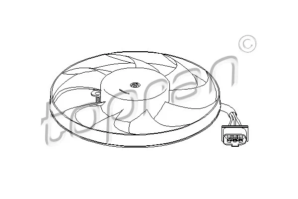 Fan, engine cooling (111 442)