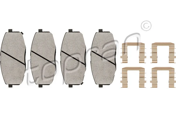Brake Pad Set, disc brake (820 693)