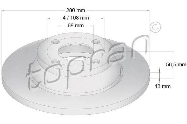 Brake Disc (104 415)