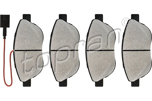 Brake Pad Set, disc brake (208 285)