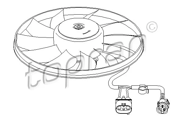 Fan, engine cooling (112 321)