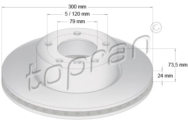 Brake Disc (500 947)