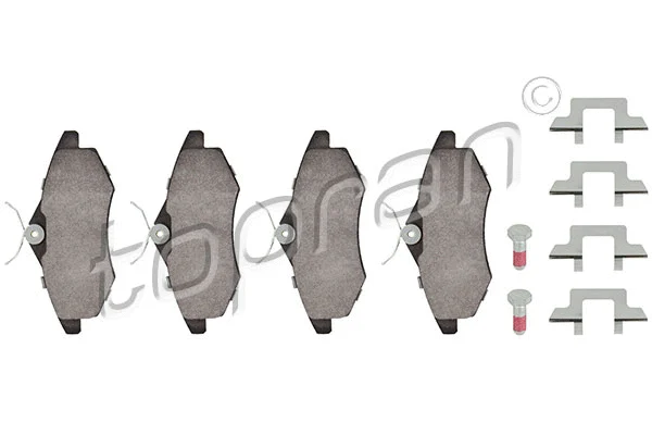 Brake Pad Set, disc brake (722 606)