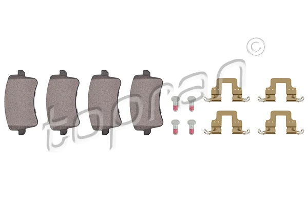Brake Pad Set, disc brake (112 171)