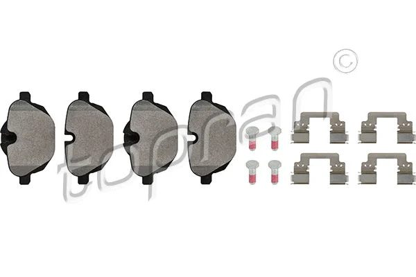 Brake Pad Set, disc brake (502 115)