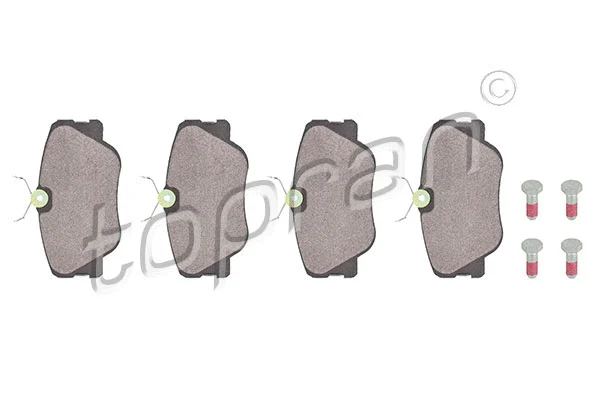Brake Pad Set, disc brake (400 422)