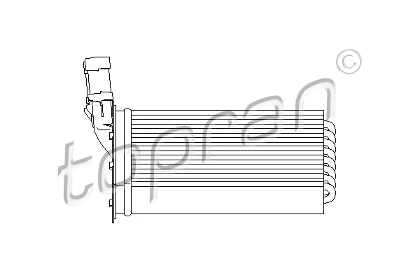 Heat Exchanger, interior heating (721 417)