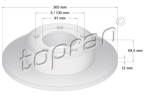 Brake Disc (208 551)