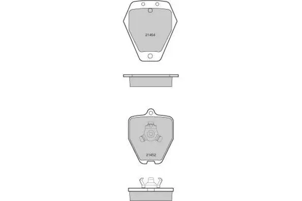 Brake Pad Set, disc brake (12-1120)