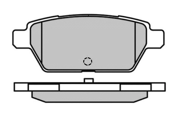 Brake Pad Set, disc brake (12-1669)