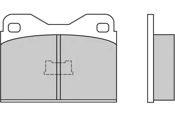 Brake Pad Set, disc brake (12-0136)