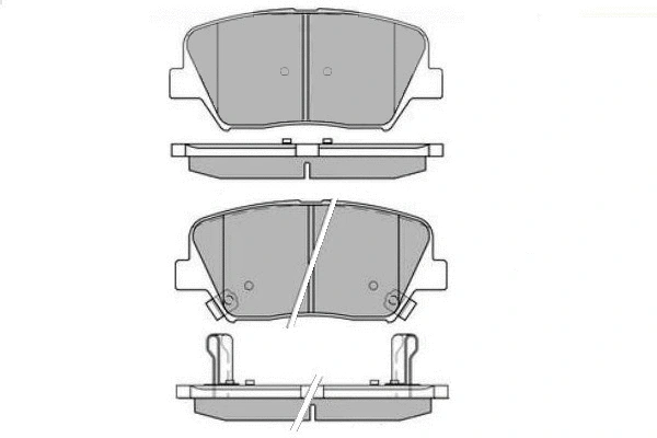 Brake Pad Set, disc brake (12-1778)
