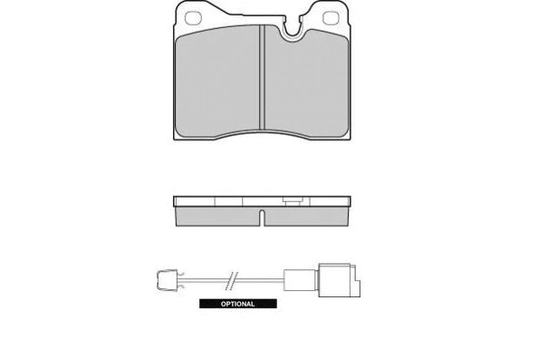 Brake Pad Set, disc brake (12-0221)