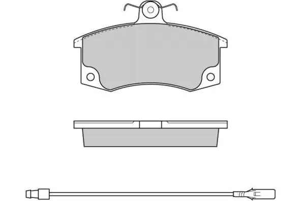 Brake Pad Set, disc brake (12-0735)