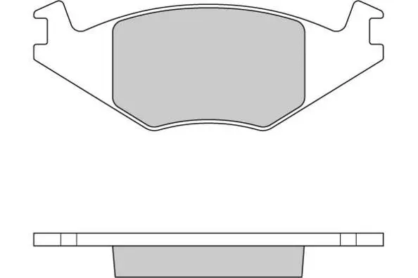 Brake Pad Set, disc brake (12-0262)