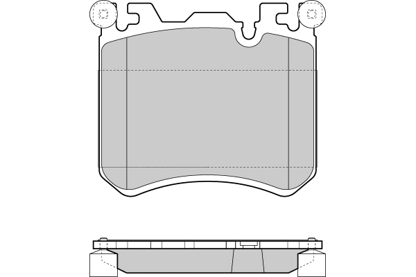 Brake Pad Set, disc brake (12-1419)