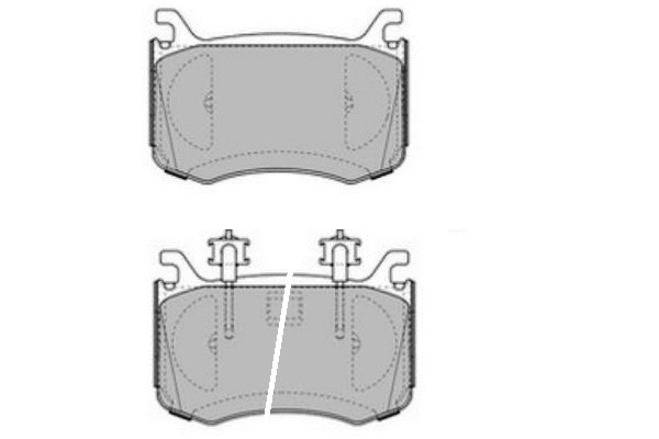 Brake Pad Set, disc brake (12-1657)