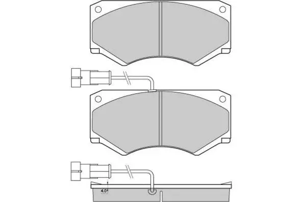 Brake Pad Set, disc brake (12-0948)