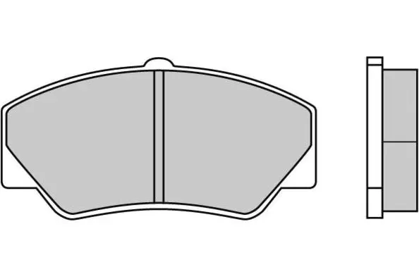 Brake Pad Set, disc brake (12-0316)