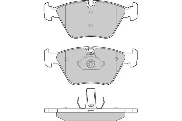 Brake Pad Set, disc brake (12-1135)