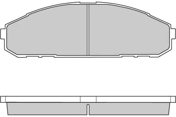Brake Pad Set, disc brake (12-0762)